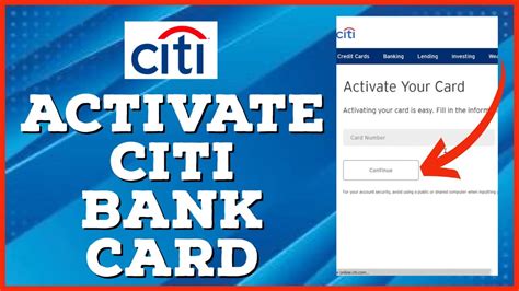 card activation citibank.